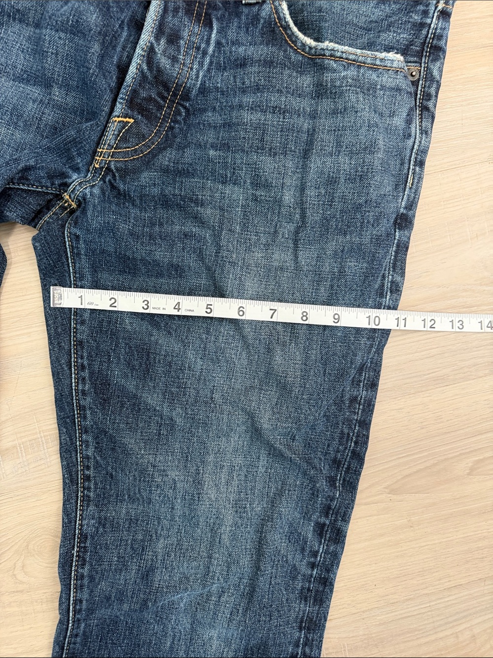 Abercrombie & Fitch Dark Wash Vintage Style Horton Classic Straight Denim Jeans - Picture 8 of 11